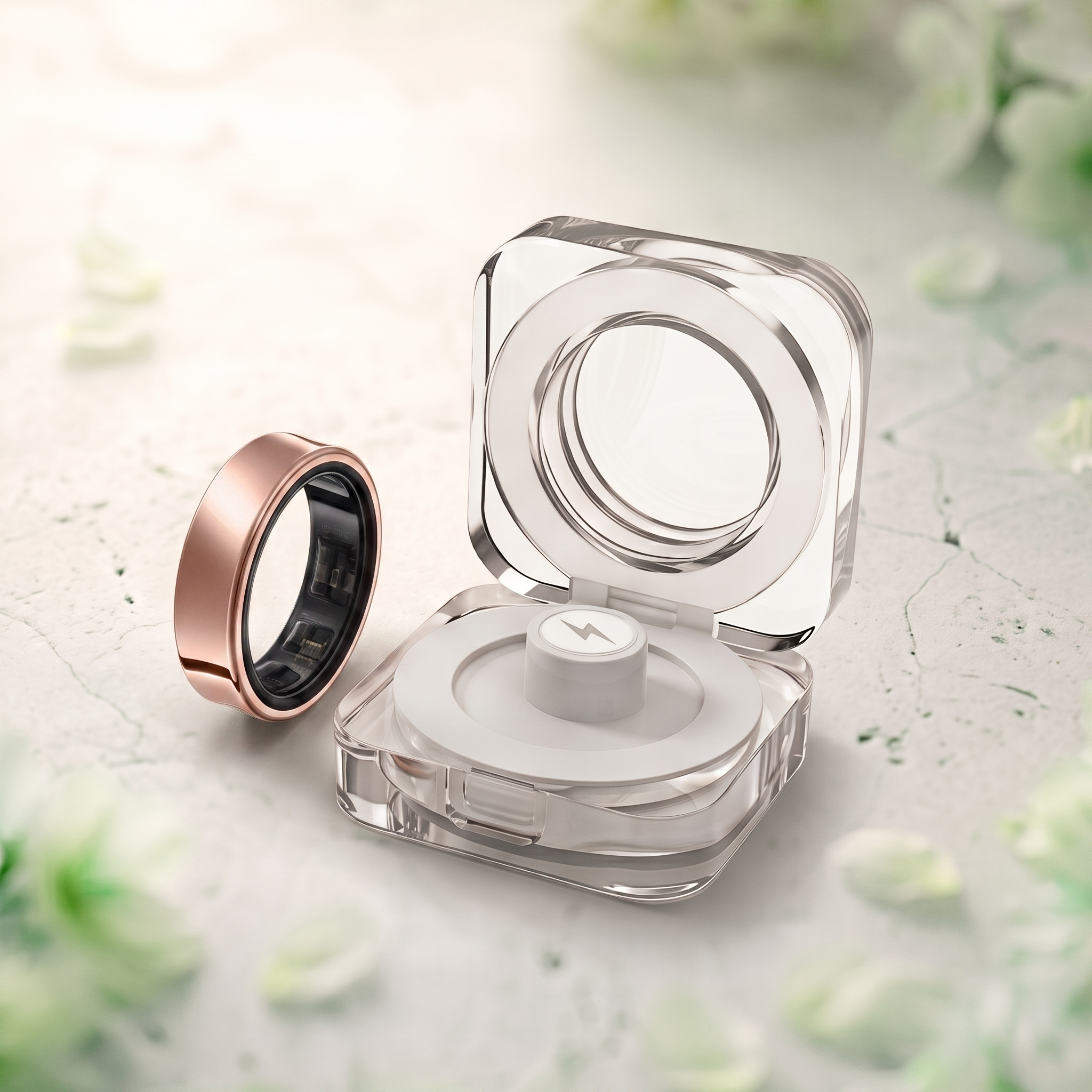 Luna Smart Ring IP68 Waterproof Sleep and Fitness Tracker Rings - R02