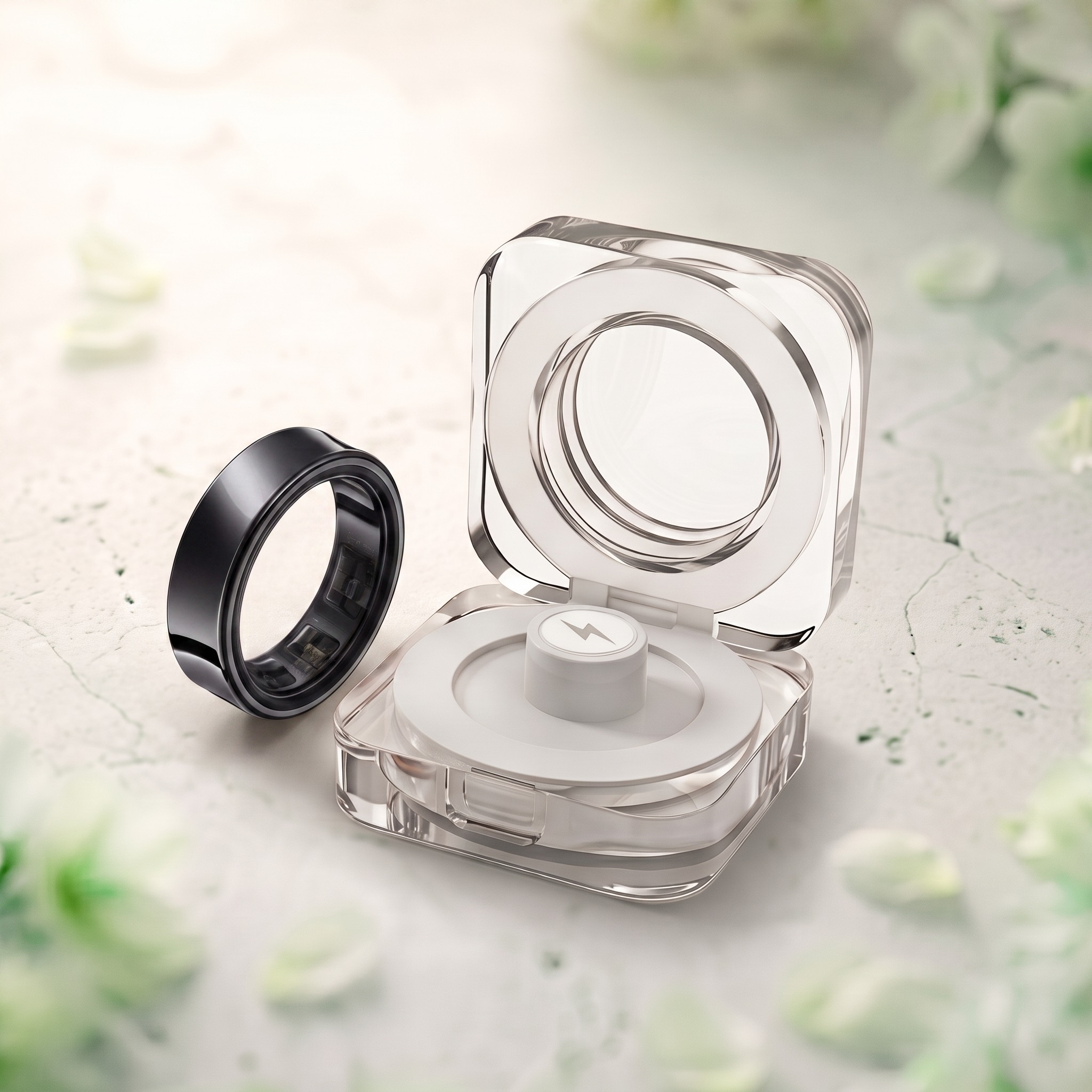 Luna Smart Ring IP68 Waterproof Sleep and Fitness Tracker Rings - R02