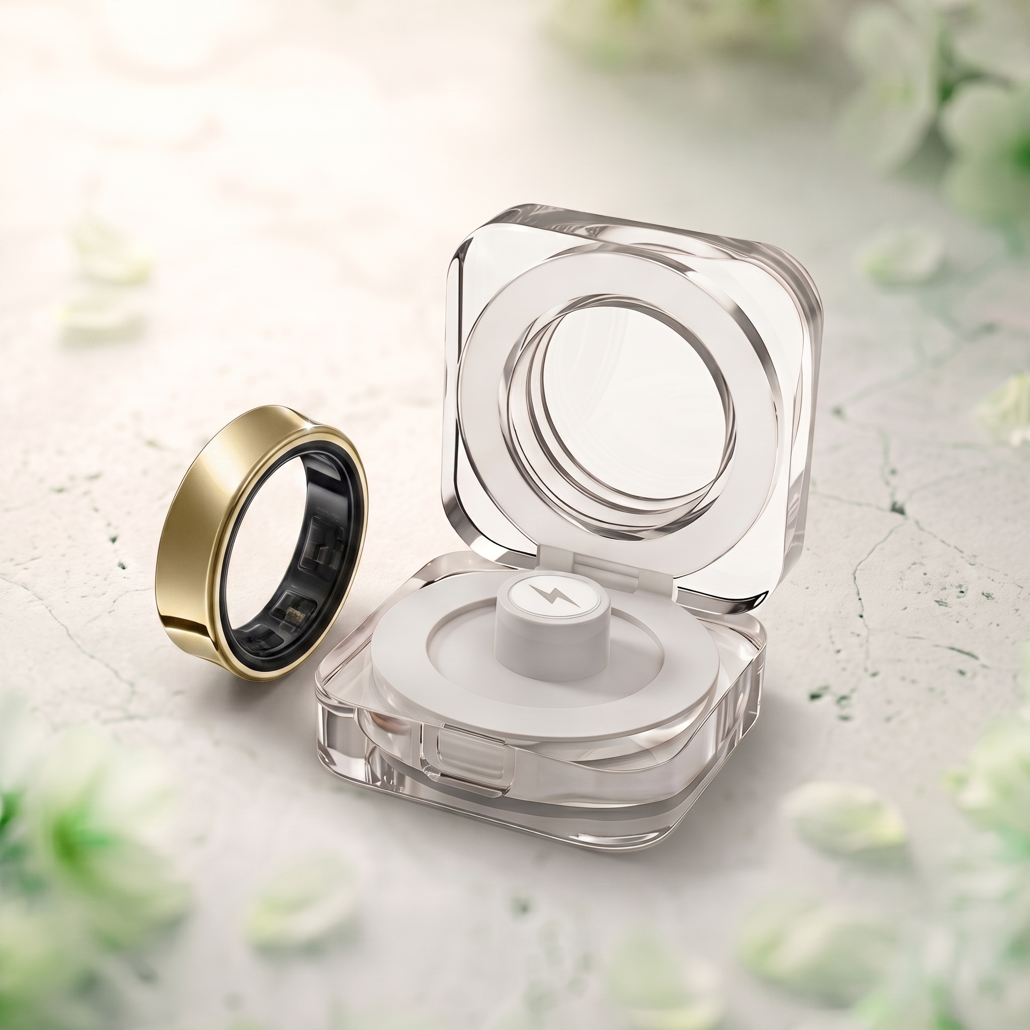 Luna Smart Ring IP68 Waterproof Sleep and Fitness Tracker Rings - R02